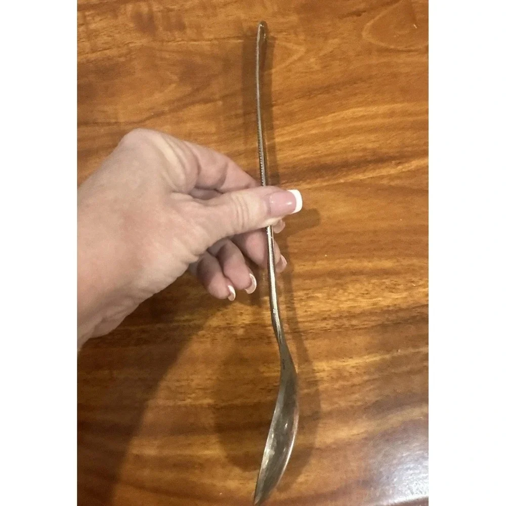 Vintage Silver Plated Salad‎ Serving Spoon 9